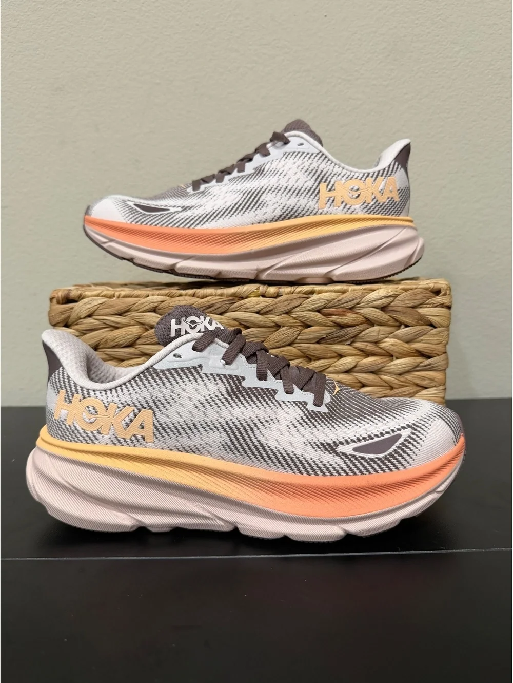 Size 7.5 - Hoka Women’s Clifton 9 GORE-TEX “Cosmic Pearl Smoky Quartz”
